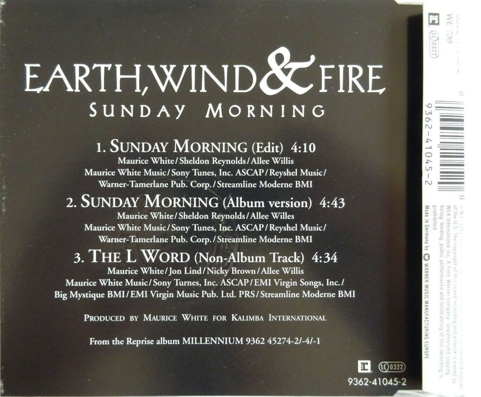 Earth, Wind & Fire  Sunday Morning : CDs ak